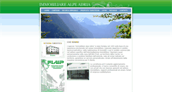 Desktop Screenshot of immobiliarealpeadria.it
