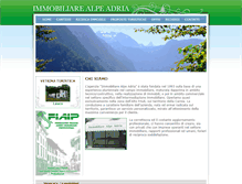 Tablet Screenshot of immobiliarealpeadria.it